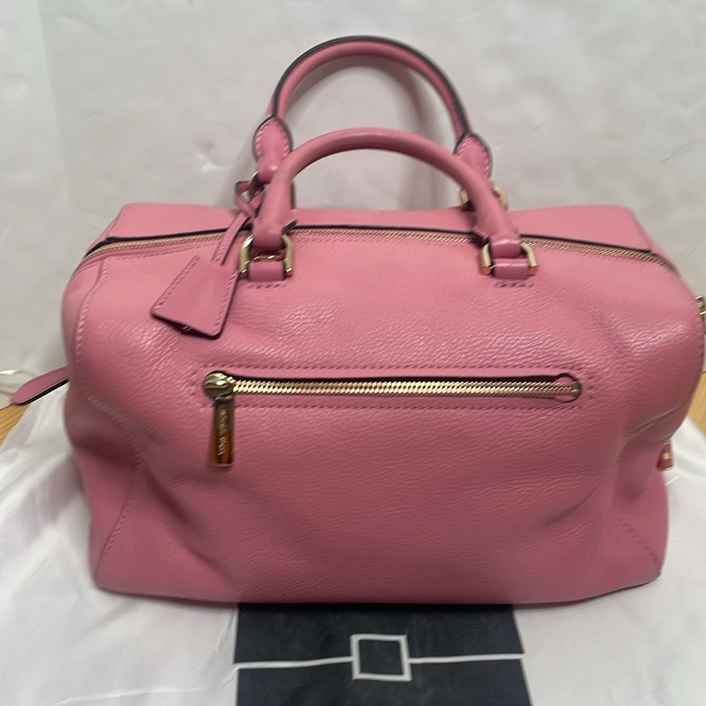 MICHAEL KORS Misty Rose Leather LG Satchel Crossbody Bag 30T6GK3S3L - Picture 3 of 8